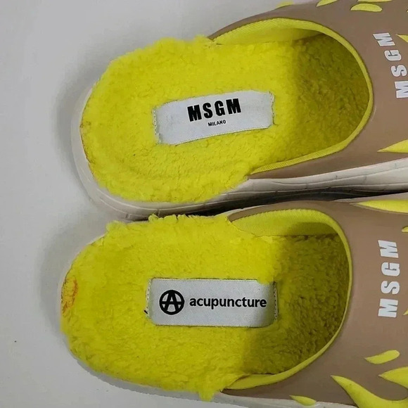 Acupuncture × MSGM Shearling lined slides  - Picture 10 of 10
